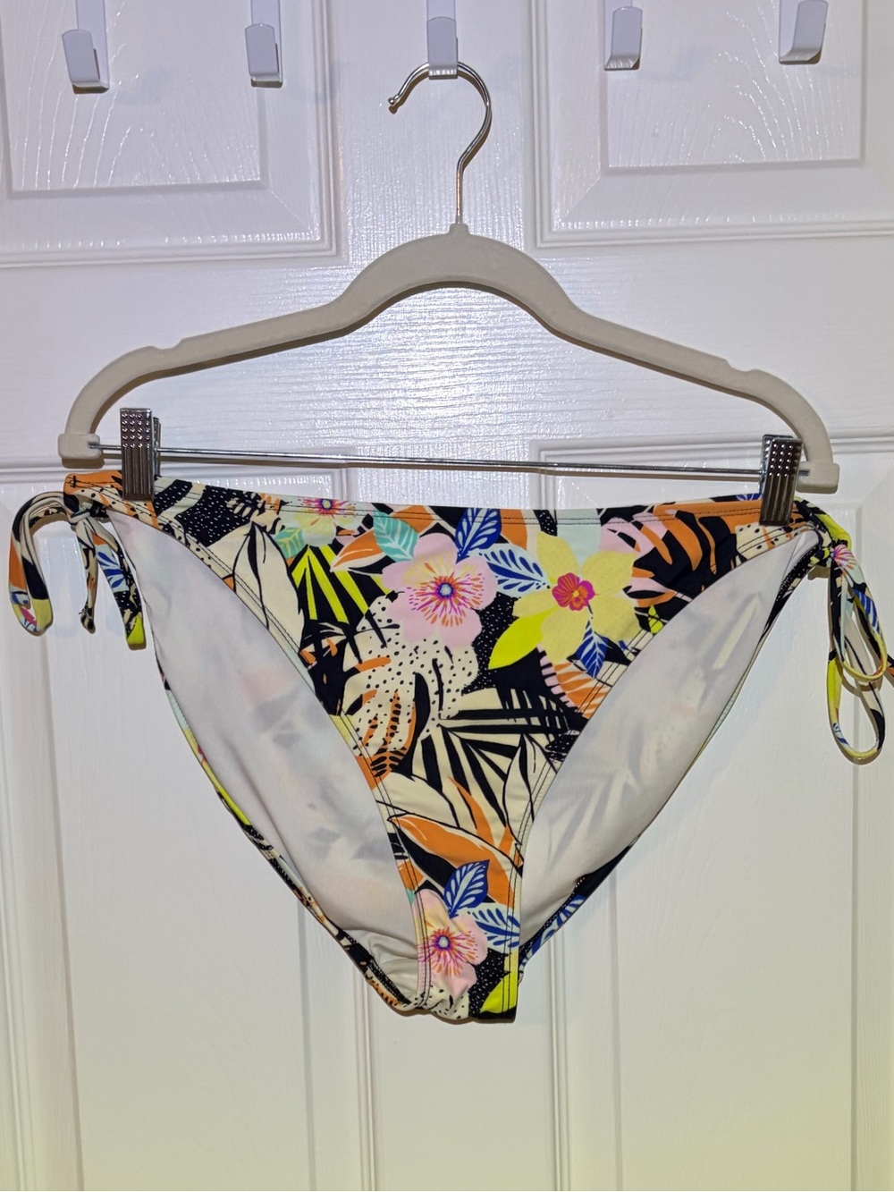 Old Navy Tropical Floral Tie-Side Bikini Bottoms - Size XL